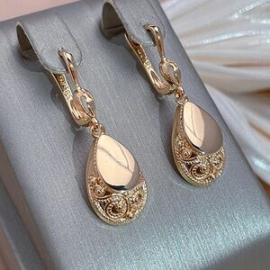 RETRO water drop tear drop earrings